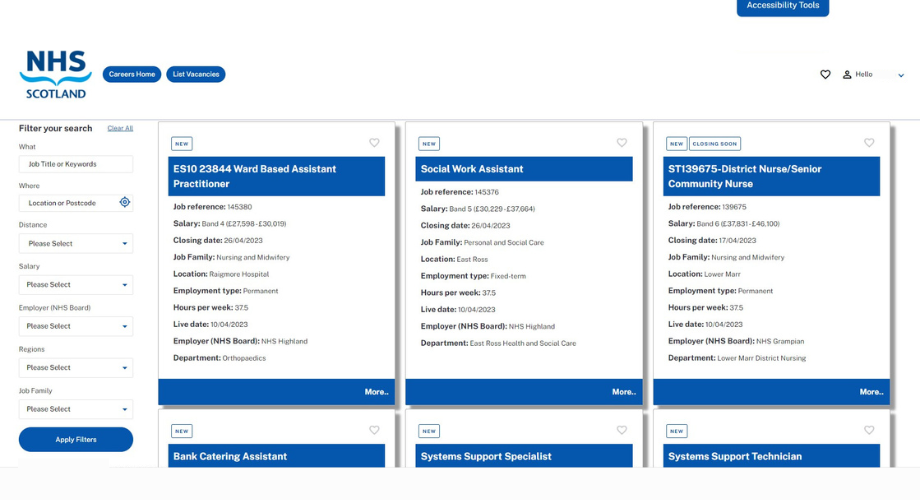 Your guide to the NHSScotland application process NHSScotl