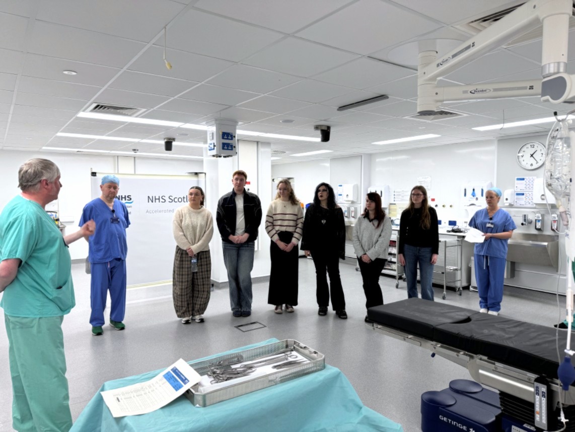 Up close with the clinical equipment 