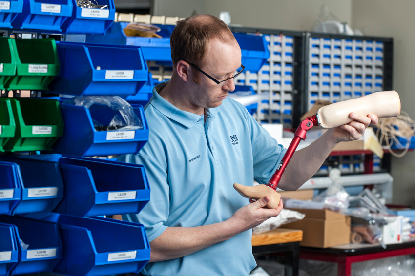 What is a prosthetic support worker?
